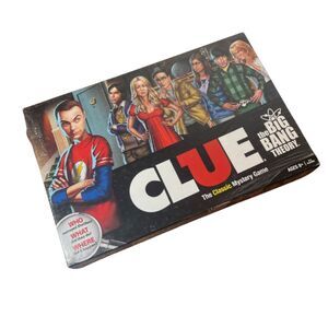 CLUE The Big Bang Theory Strategy Mystery Board Game USAopoly Hasbro NEW Sealed